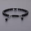 Koai Evil Eye Obsidian Power Stone Bracelet for Adjustable Protects Against Bad Luck and Brings Good Fortune Men, Length,