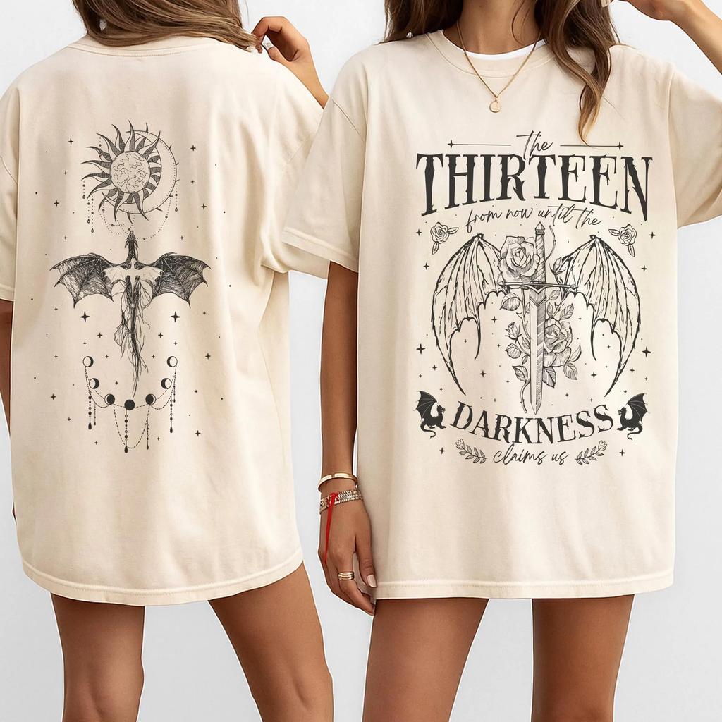The Third Throne of Glass Printed Tshirt for Unisex and Women Retro Top SpringSummer Pure Cotton Short Sleeve Unisex Tshirt
