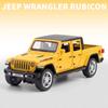 Jeep Wrangler Gladiator Pickup-Truck im Maßstab 1:32, Legierungsautomodell, Druckguss-Metallspielzeug-Geländefahrzeuge mit Ton- und Lichtkollektion, Kindergeschenk