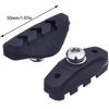 2 Paar Schwarze Rennrad C Bremsbeläge Rennrad Gummihalter Mountainbike Bremsklötze Ersatz Bremskissen Für Draußen