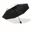 1pc Happy Birthday Pochacco Automatic Folding Umbrella - 3 Folding Design, Vivid Cartoon Pattern, Suitable for Outdoor Activities, A Gift for Fans In