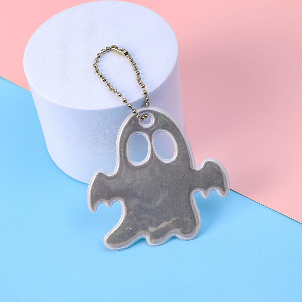 Ghost Reflective PVC Safety Pendant for Outdoor Cycling Backpacks