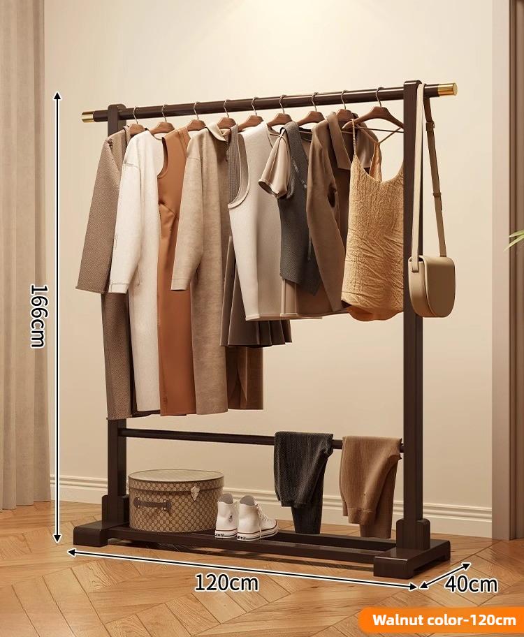 Hanging Hanger Household Floor-to-ceiling Coat Rack Bedroom Bedside At Night Clothes Artifact Rental House