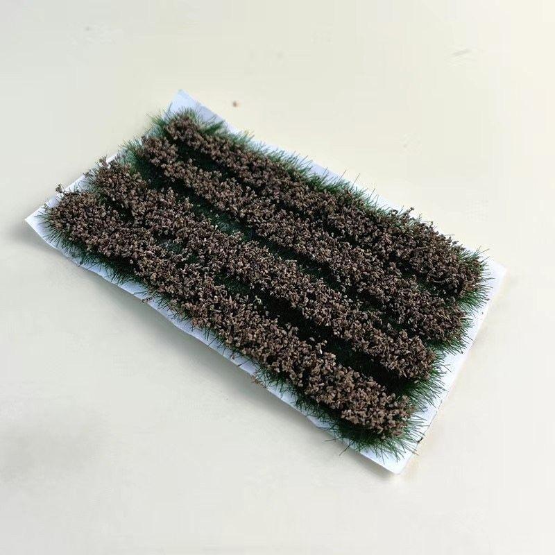 8mm 4 Stück Miniaturgrasbüschel Modellbahn Landschaftsmaterial Künstliche Feldfrüchte für Gartenlandschaft Diorama