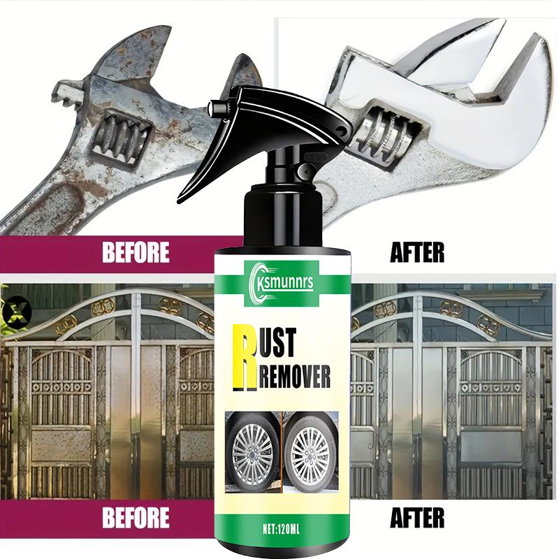 Motorradkettenreiniger-Set Auto Rostfleck-Reiniger Felgennabe Metallteile Reinigen Zum Entfernen von Schmutz Und Hinzufügen von Glänzendem Rostspray