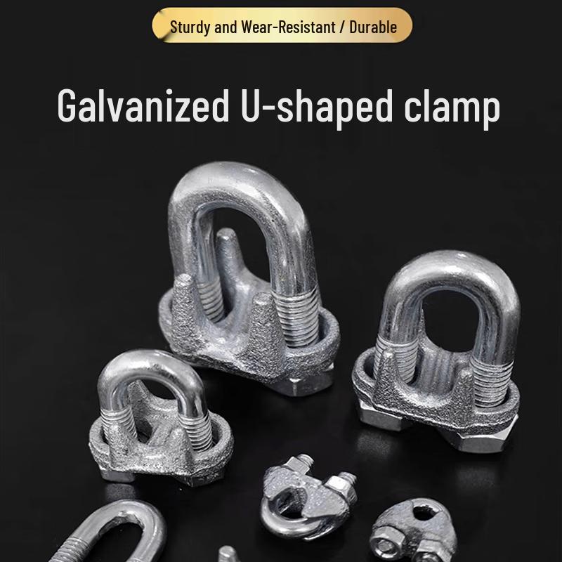 Galvanized U-Bolt Wire Rope Clip