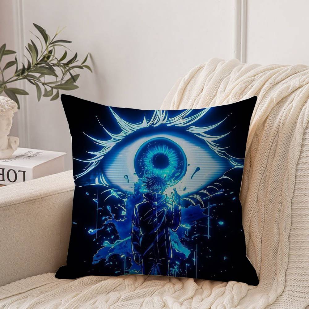 J-Магическая битва Годжо Сатору Наволочка Домашний декор Накидка для дивана Кровать Автомобиль Декор комнаты Идея для подарка 12x12Inch