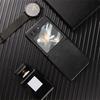 For Samsung Galaxy Z Flip6 5G Case Retro Leather Coated PC + TPU Phone Cover