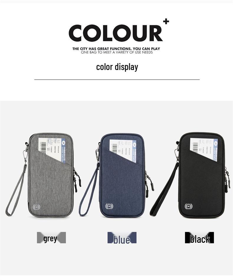 Heißer Stil Wasserabweisender RFID-Passhalter: Multifunktionaler Familienreise-Organizer mit großer Kapazität