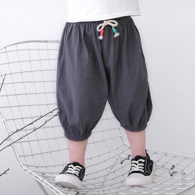 Korean Style Kids' Summer-Autumn Casual Workwear Pants