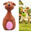 Bite Tough Squeaky Chew Toy Natural Latex Interactive Dog Play Toy  Indoor Entertainment