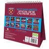 West Ham United FC 2026 Crest Desktop Calendar