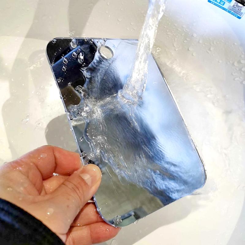 1Pc Acrylic Shatterproof Shaving Portable Bathroom Travel Shower Mirror Women Makeup Wall Hanging