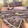2025 Cloud-Feel Cotton Lace Summer Quilt Set, Machine Washable - Cool & Lightweight for Air Conditioning (Single/Double)