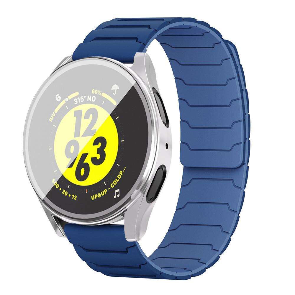 Full TPU Case+Strap for Samsung Galaxy Watch 7 6 5 4 40mm 44mm Magnetic Silicone Strap+Protector Cover for Galaxy Watchband