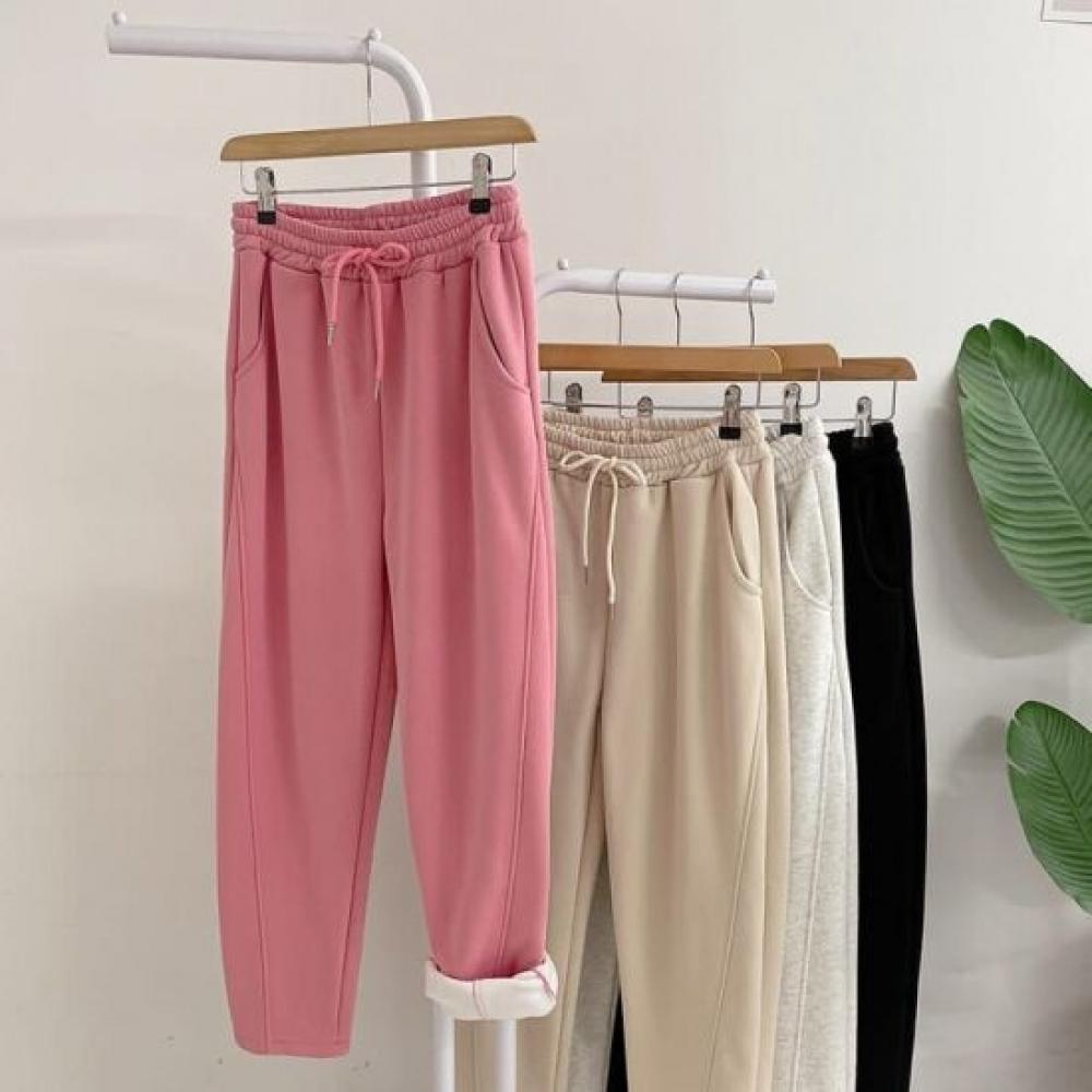 Honey J Boy Fit Pants Bonding Fleece Cutting Line 4 Color
