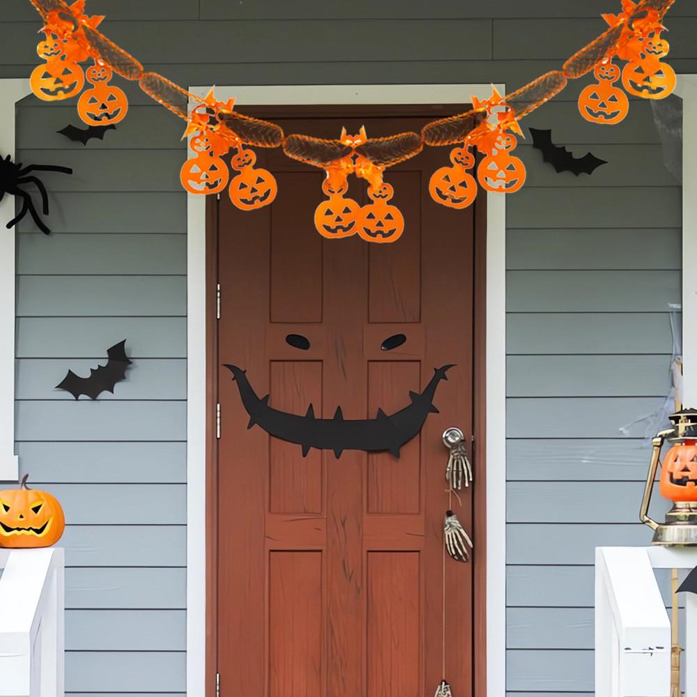 Halloween Honeycomb Eyecatching Garlands Featuring Spider Pumpkin Bat Ghosts