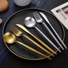 Golden 304 Stainless Steel Western Cutlery Set
