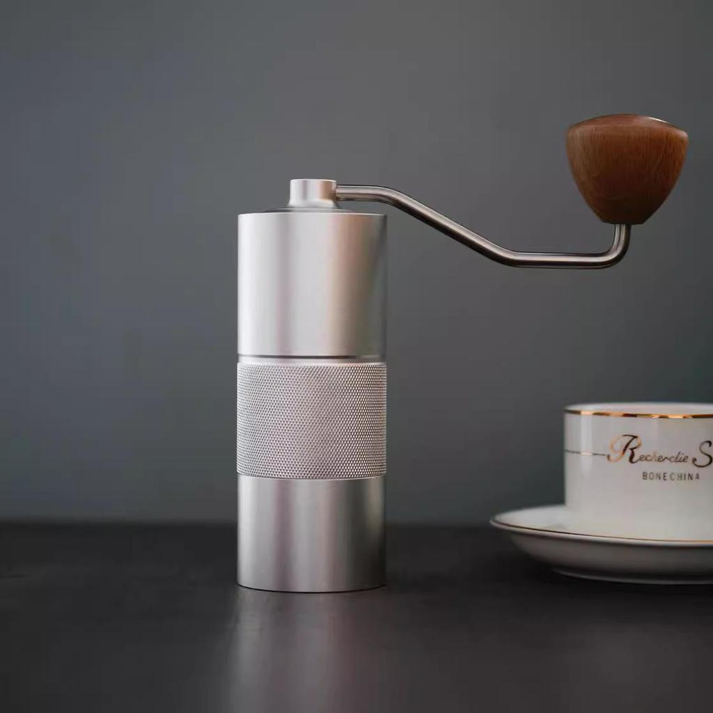 Manual Hand-Crank Coffee Bean Grinder: Compact Household Coffee Grinder