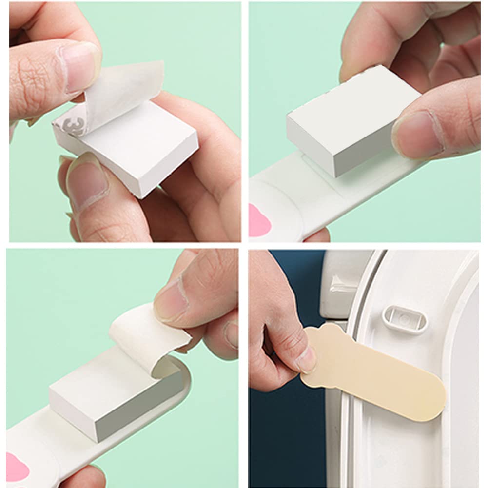 MinniLove Scaun de toaletă 1 set de 4 Baie Ține departe de Convenabil pentru a vă menține mâinile Curate și Igienice 1 4 Mâner, piese, consumabile, germeni, curat,