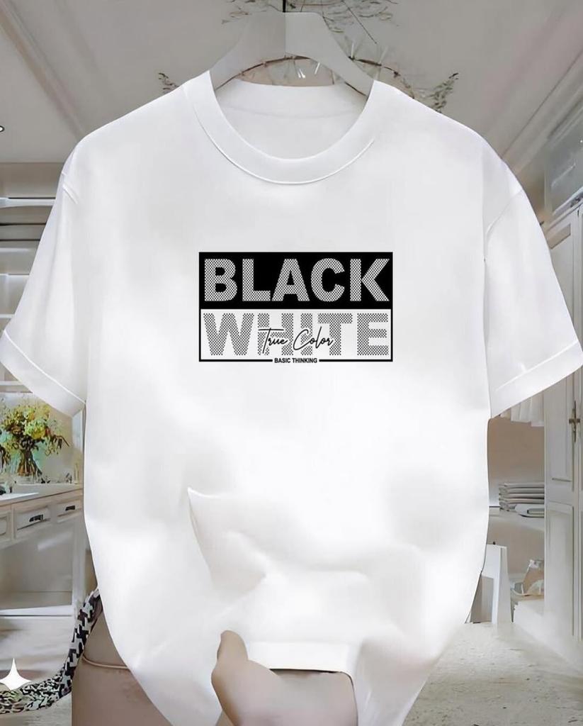 Gothic Creative Anime Pattern Printed Oversized Round-neck T-shirt High Street Fashion Trend Punk Couple Loose Short Sleeved