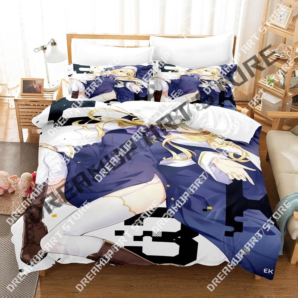 3D Print Engage Kiss Anime Bedding Set Twin Queen King Full Size Duvet Cover Pillowcase Bed boys girls Adult Home Textiles