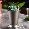 JUSTINLAU 350ML Mint Julep Cup Stainless Steel Martini Mojto Mug for Cocktails and Whiskey Mixed Drinks Mug Party/Bar Beer Glass