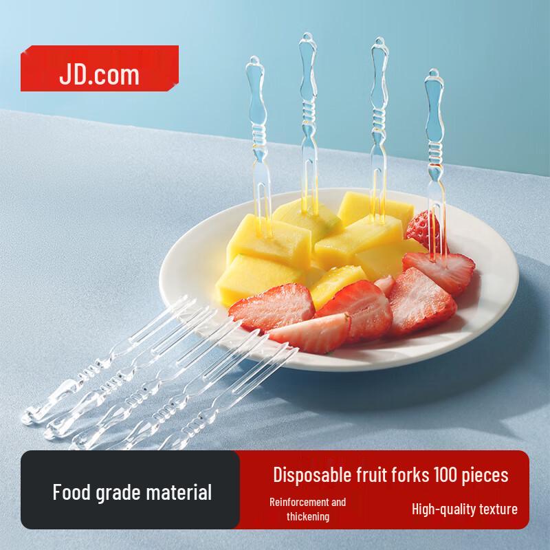 Disposable Plastic Fruit Forks