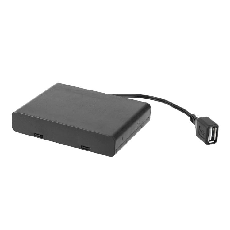 AA Battery Box 2/3/4/6/8 Slot AA Battery Storage Case with Cover Switches