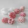 Flexible Silikonform Blumenform Duftkerzenformen Aromatherapie Herstellungsform Praktisches Schmuck Bastelwerkzeug