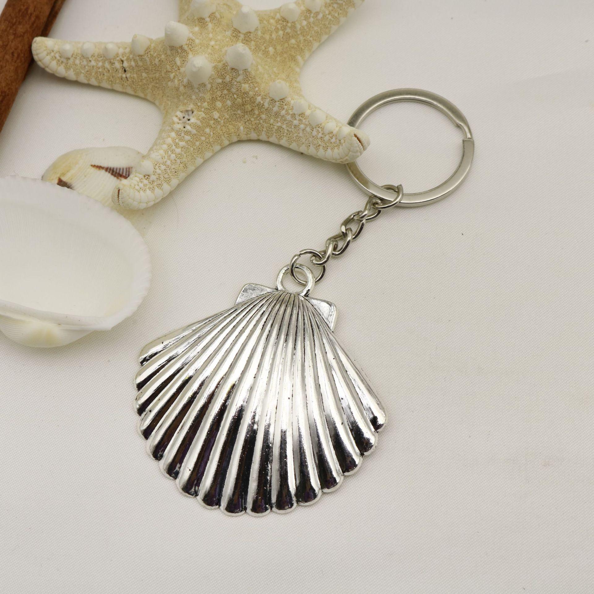 HEEIN Elegant Large Shell Keychain Pendant
