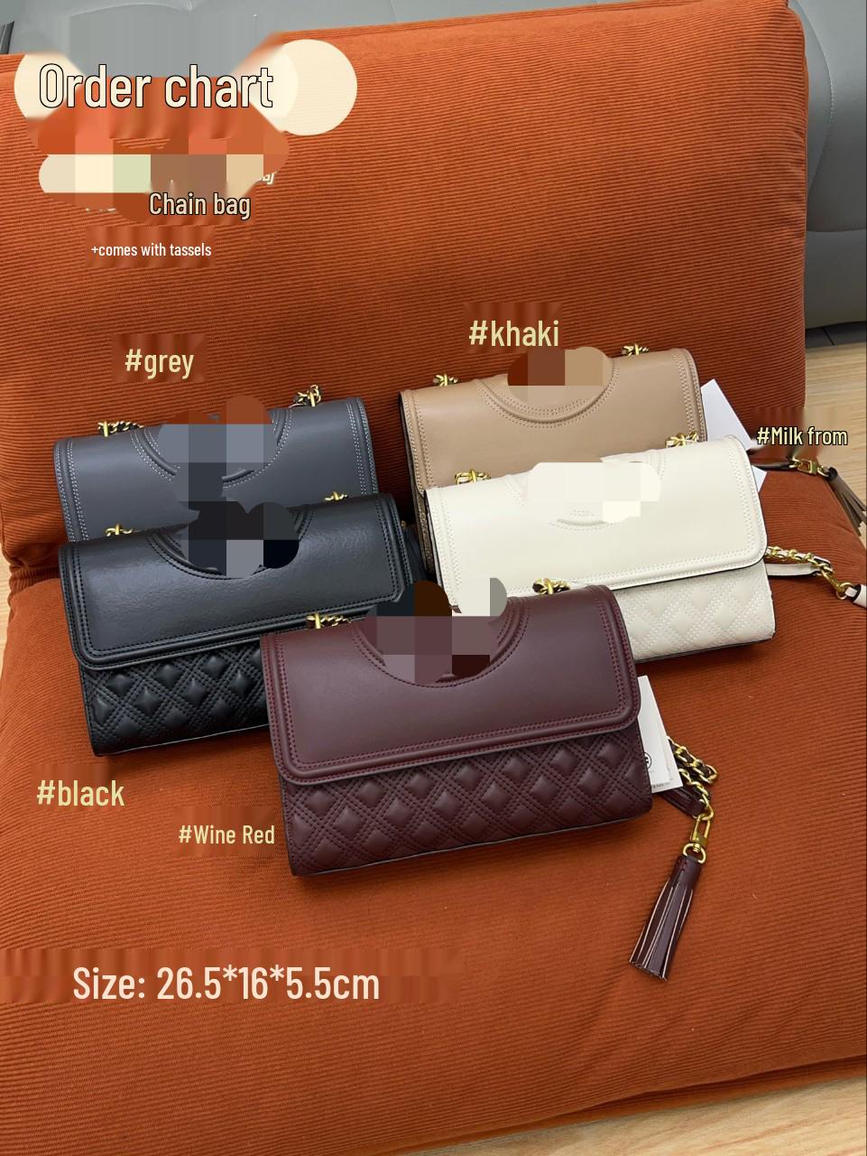 

Сумка-цепочка из овчины с ромбовидной стежкой - Матовая текстура с эффектом изморози, Высококлассная женская модная сумка на плечо Milky White