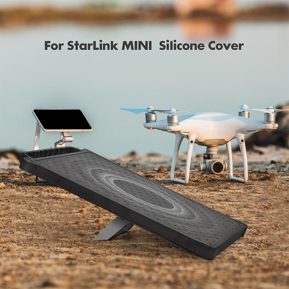 For Starlink Mini Luquid Silicone Protective Case Anti-slip Full Coverage Protective Case for Starlink Mini Satellite Dish Shell