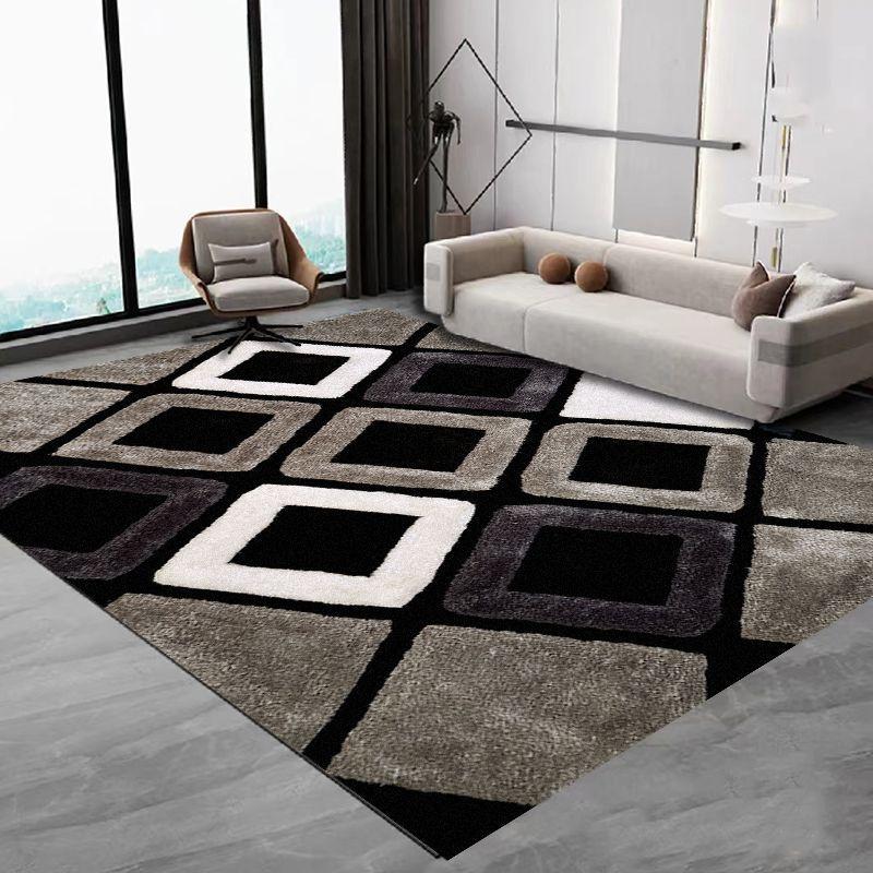 

Minimalist Grey and Black Series Rugs for Bedrooms and Living Rooms Durable and Comfortable Doormats for Home Decor 100x150cm 40x59inch