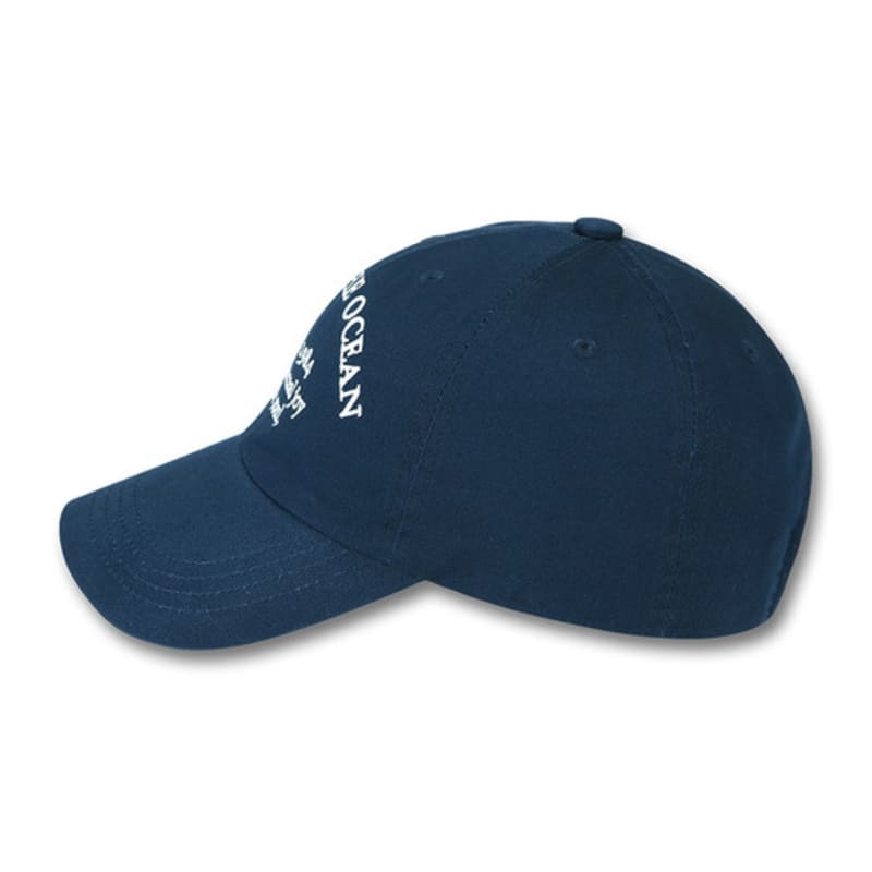 DOLPHIN WAVE APPAREL Dolphin Lettering Ball Cap_123824NV