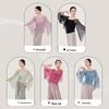 Women's Mesh Long Sleeve Dance Top - Body Shaping, Autumn/Winter, Classical Chinese Style