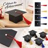 Black Graduation Candy Box with Tassel Party Box for Sweets and Gifts