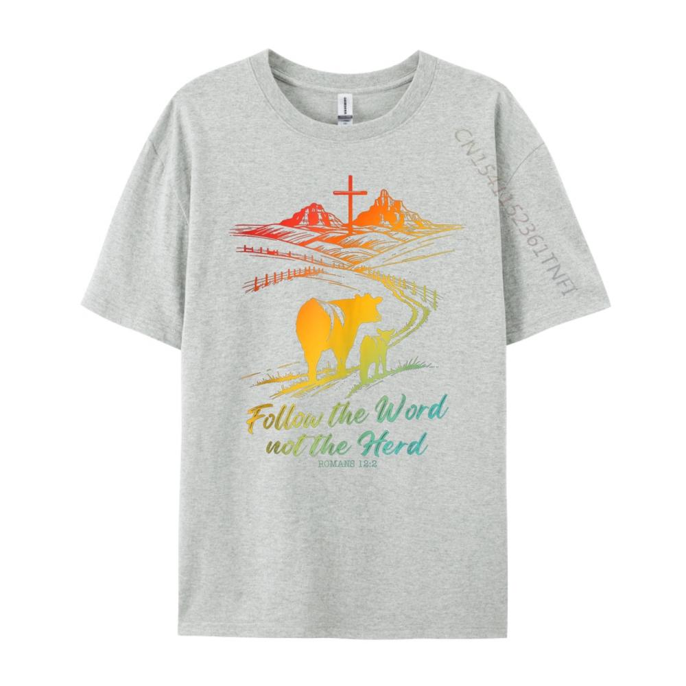 Easter Follow The Word Not The Herd Romans Mens Clothing Plus Size Shirts
