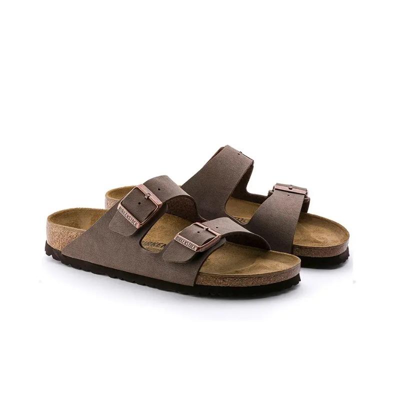 Birkenstock Arizona Unisex Double Buckle Cork Stylish EVA Slide Sandals Brown 0151181 42