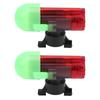2 Sets Night Fishing Sensor Light Rod Alarm LED Signal Sensitive Locking Pole Type