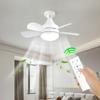 Multifunktionale Deckenventilatorleuchte mit Fernbedienung 3-stufig verstellbare Ventilatorlampe für Küche Schlafzimmer Wohnheim Arbeitszimmer