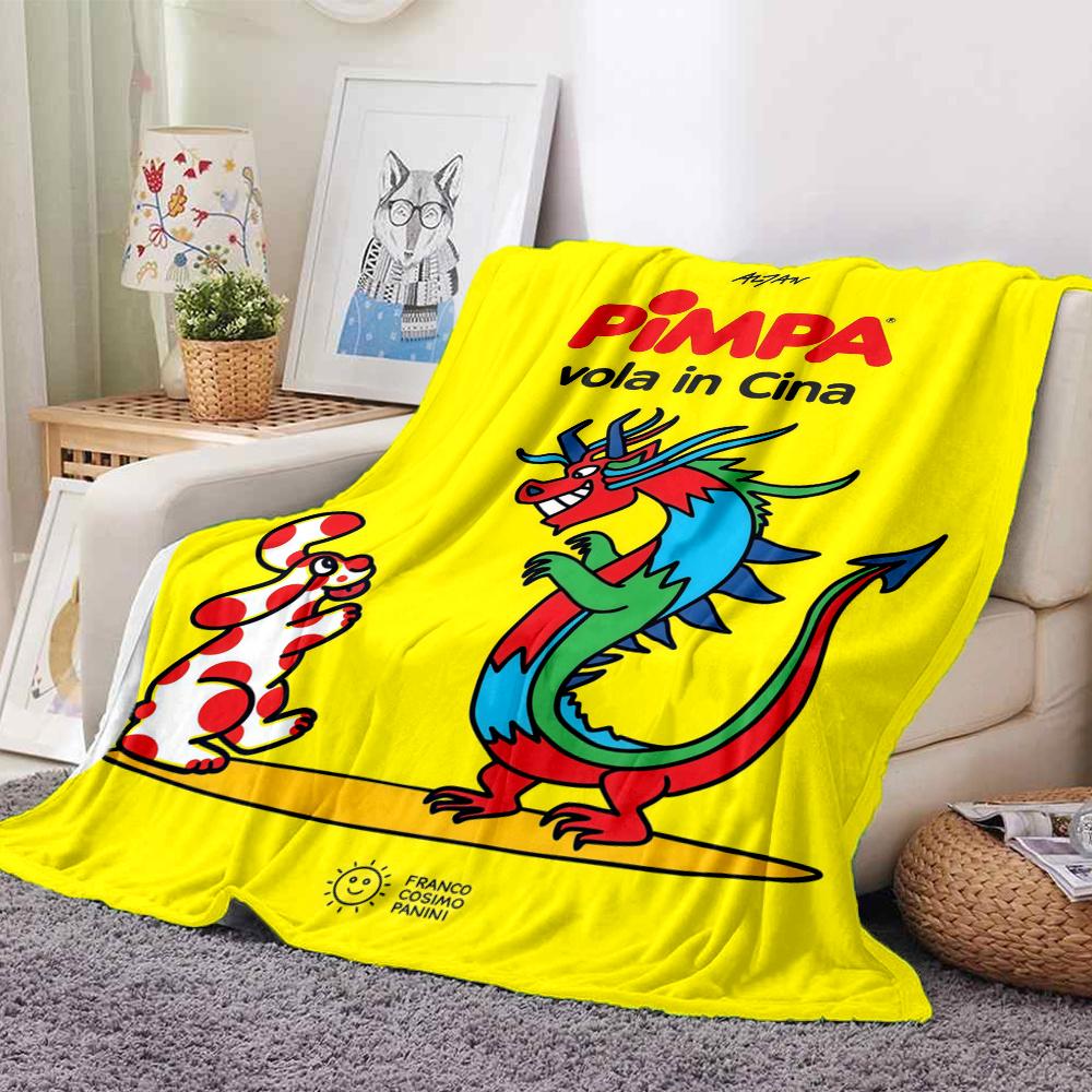Pimpa Blanket, High quality Comfortable for All Seasons, Home Decor, Warmth and Comfort
