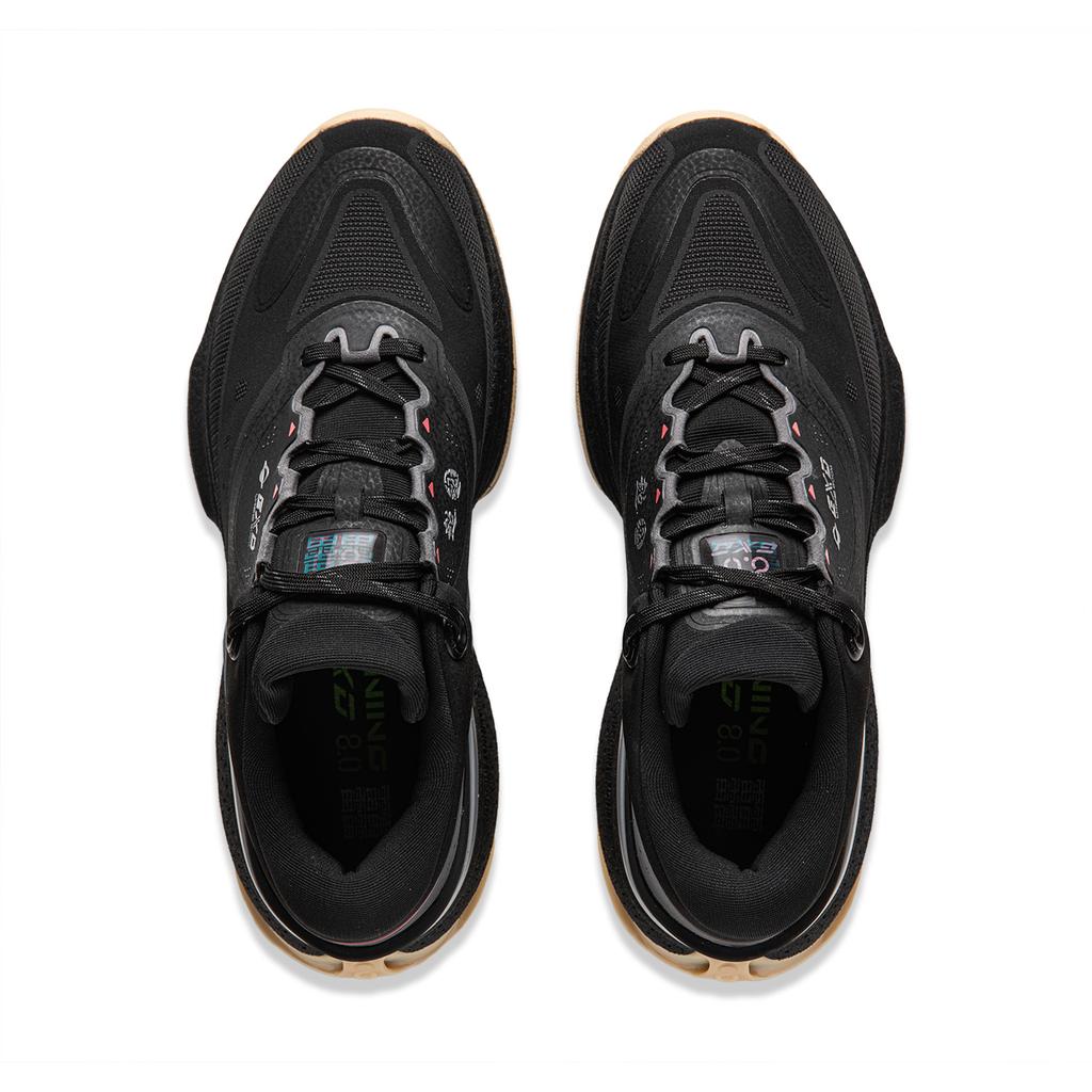 Li Ning Chao Yue 8 Technology Retro Versatile Shock Absorption Rebound Support Wear-Resistant Breathable Non-Slip Low-Top Casual Shoes AGLU007-3