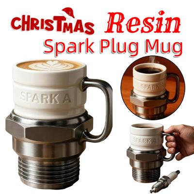 Zündkerzen Kaffeebecher Industrieller Kaffeebecher Mechaniker Getriebeköpfe Automobil-Themen Kaffeebecher Motor Design für Autoenthusiasten