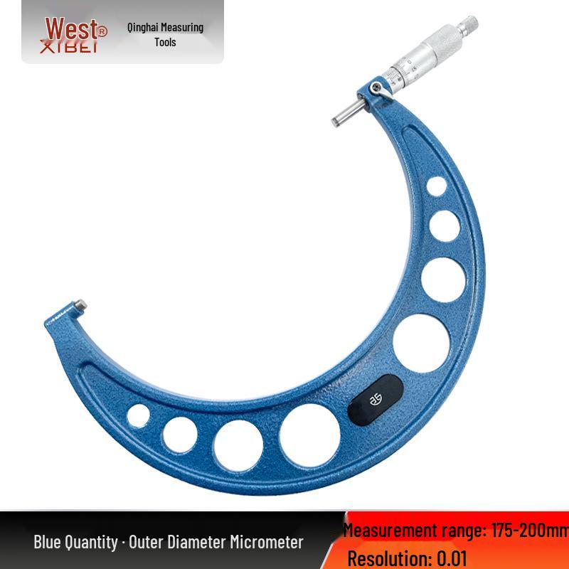 Qinghai Qingliang High-Precision Industrial Micrometer, 0-100mm Range