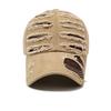 Holes Baseball Cap Men's Sunshade Cap Outdoor Sunscreen Cap