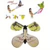 1 Pcs Magic Hand Transformation Fly Butterfly Magic Tricks Props Funny Novelty Surprise Prank Joke Mystical Fun Random Color