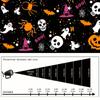 1pc Halloween Projector Light USB Powered LED Night Light with Dynamic Pumpkin Skull Spider 16 Patterns for Bedroom Home Party