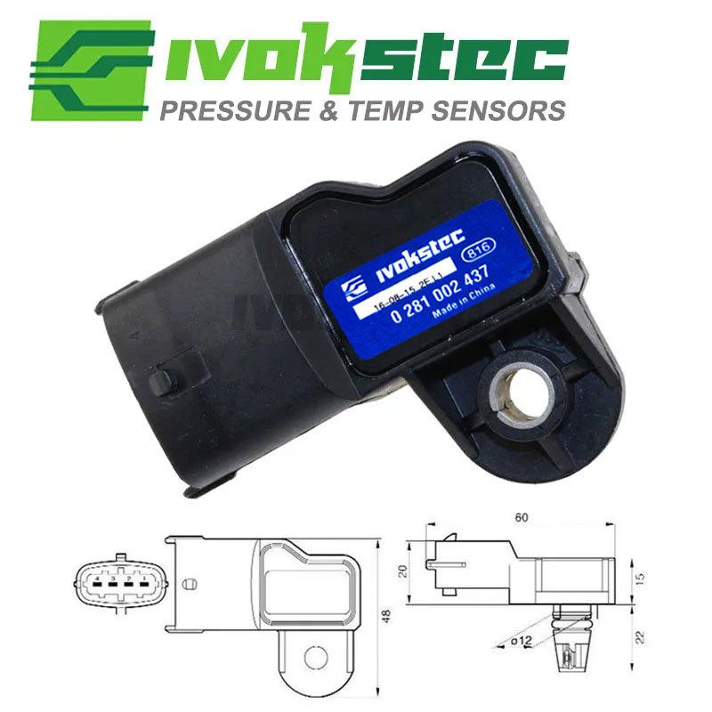New Intake Air Boost Pressure Map Sensor For Honda Accord VII VIII Civic IX CR-V III FR-V Edix 2.2 i-CTDi i-DTEC 0281006118