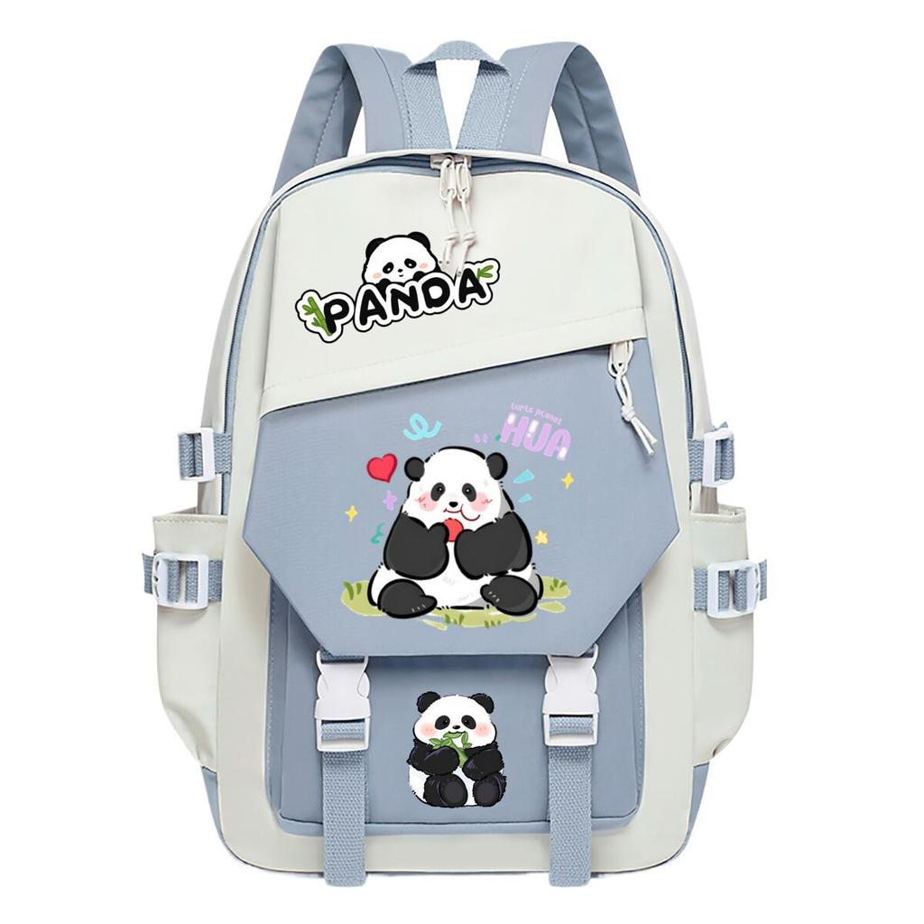 Panda Huahua Large Capacity Lightweight Casual Backpack High Value Simple Student School Bag